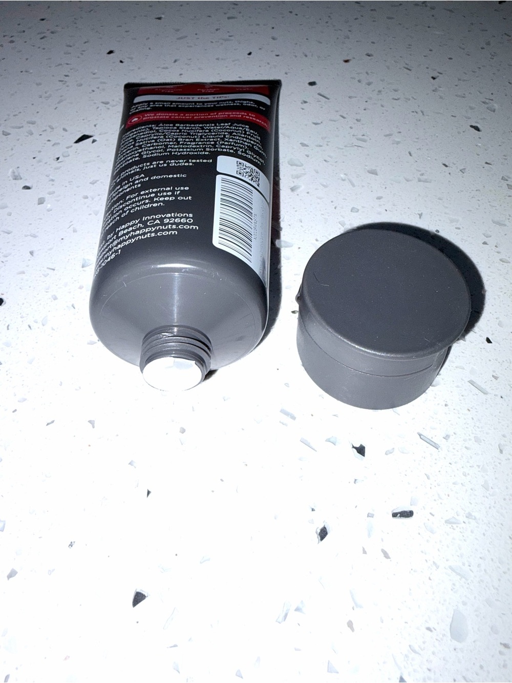 Happy Nuts Comfort Cream Lotion to Powder - Original Sandalwood Zest - Picture 3 of 5
